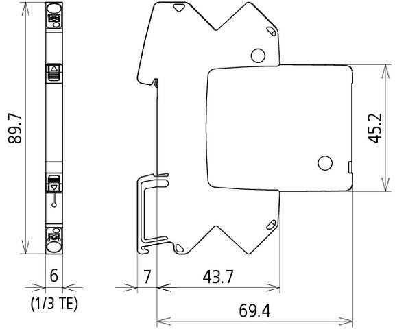 DEHN Modularer ÜS-Ableiter BCO ML2 MVG 230