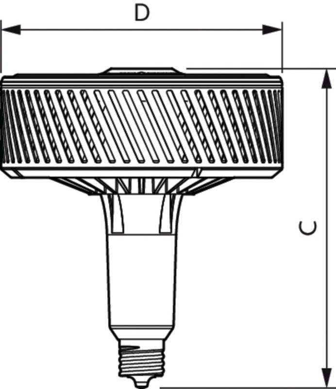 Philips Lighting LED-Lampe E40 TForce LED #75373300