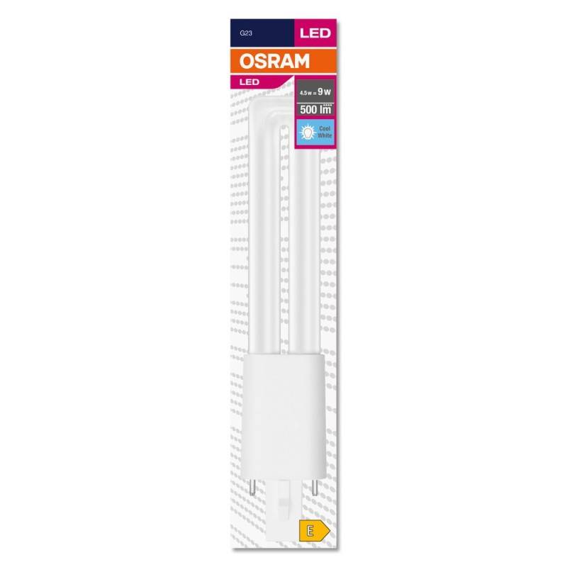 OSRAM HOMELIGHTING 4058075558045 LED EEK D (A - G) G23 4W = 9W Kaltweiß (Ø x L) 32mm x 165mm 1St.