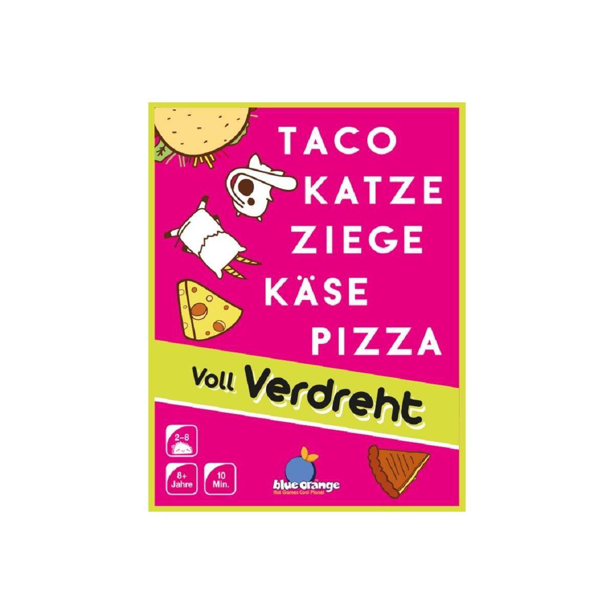 BLOD0104 - Taco Katze Ziege Käse Pizza: Voll Verdreht, für 2-8 Spieler, ab 8 Jahren, (DE-Ausgabe)