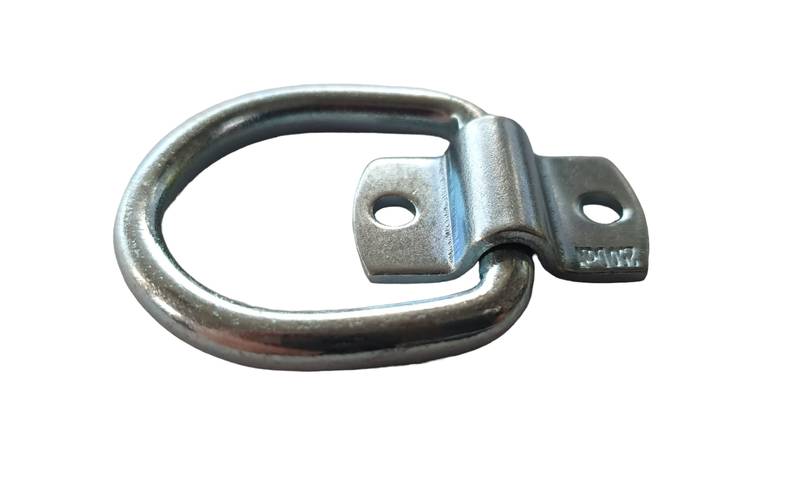 25 Stück - Zurring - Zurröse Lasche Aufbauring - Lasche verzinkt max. Belastung 250daN