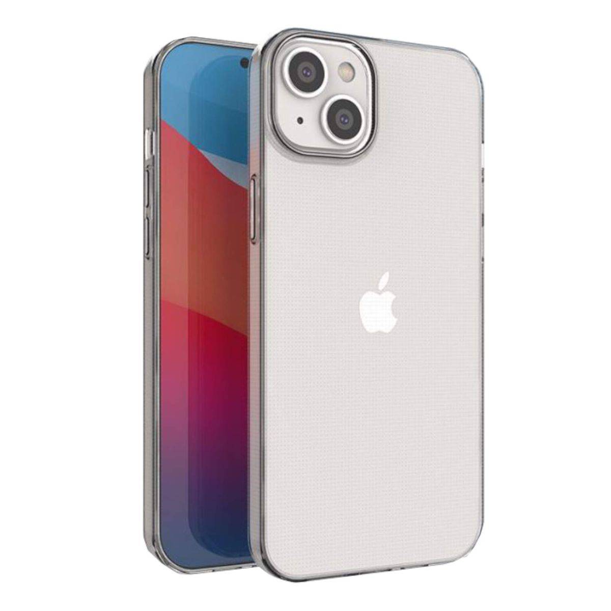 Für Apple iPhone 14 Plus Silikoncase TPU Schutz Transparent Handy Tasche Hülle Cover Etui Zubehör Neu