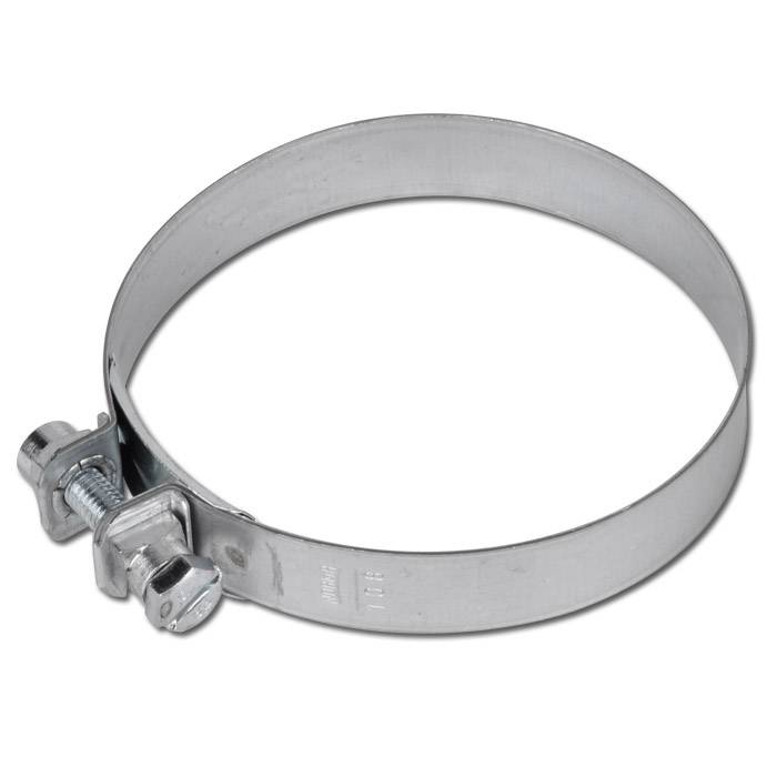 Spannbacken-Schelle - Ø 120 mm - Bandbreite 20 mm - Stahl verzinkt Din 3017 - VE 1 Stück - Preis per Stück