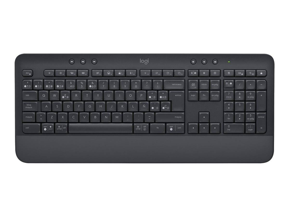 Logitech Signature K650 - Tastatur - kabellos - Bluetooth 5.1 - QWERTY - Spanisc