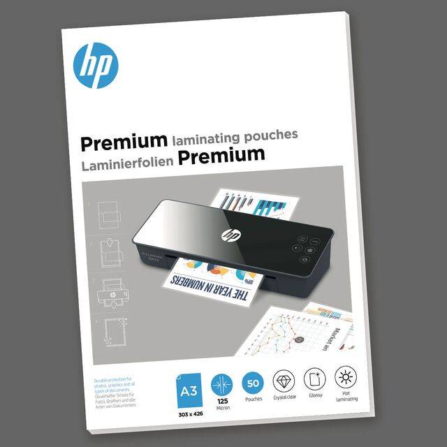 HP Premium - 125 Mikron - 50er-Pack - glänzend