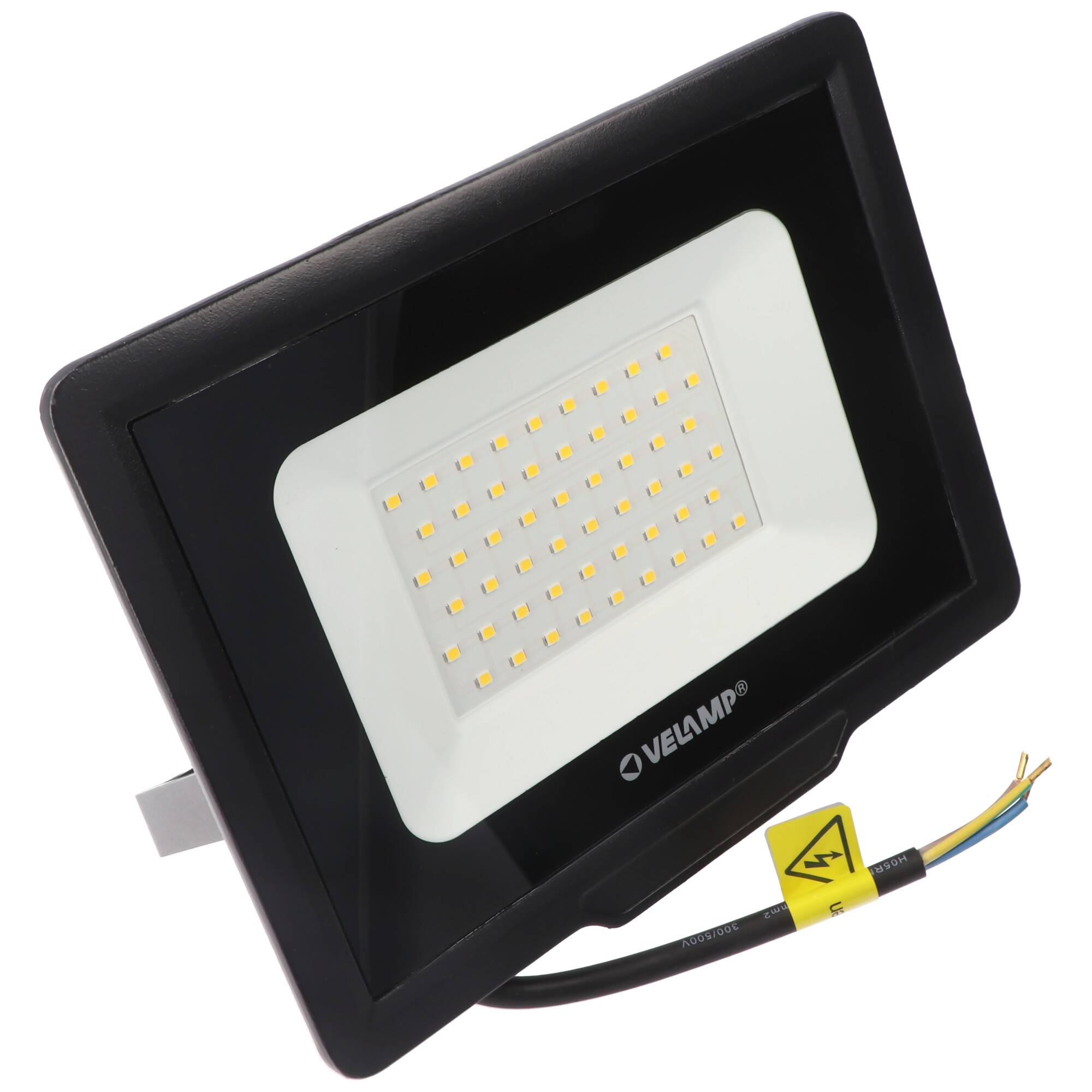 Velamp PADLIGHT5, SMD LED Strahler, 50W IP65, schwarz 4000K