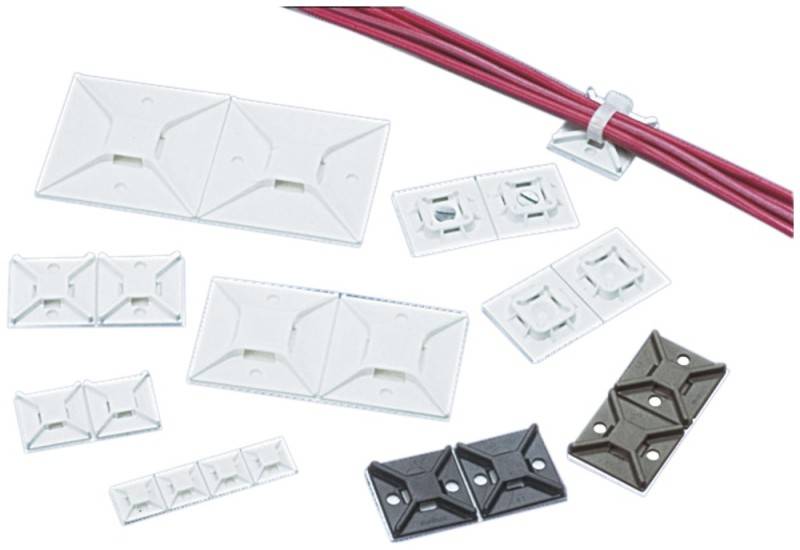 500 Stück Panduit Kabelbinderbefestigung SGABM30-AT-C0