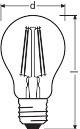 OSRAM HOMELIGHTING 4058075434820 LED EEK E (A - G) E27 Glühlampenform 7W = 60W Warmweiß bis Kaltweiß 1St.