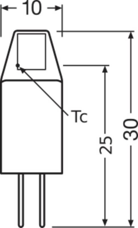 OSRAM HOMELIGHTING 4058075523098 LED EEK F (A - G) G4 1W = 10W Warmweiß (Ø x L) 10mm x 30mm 1St.