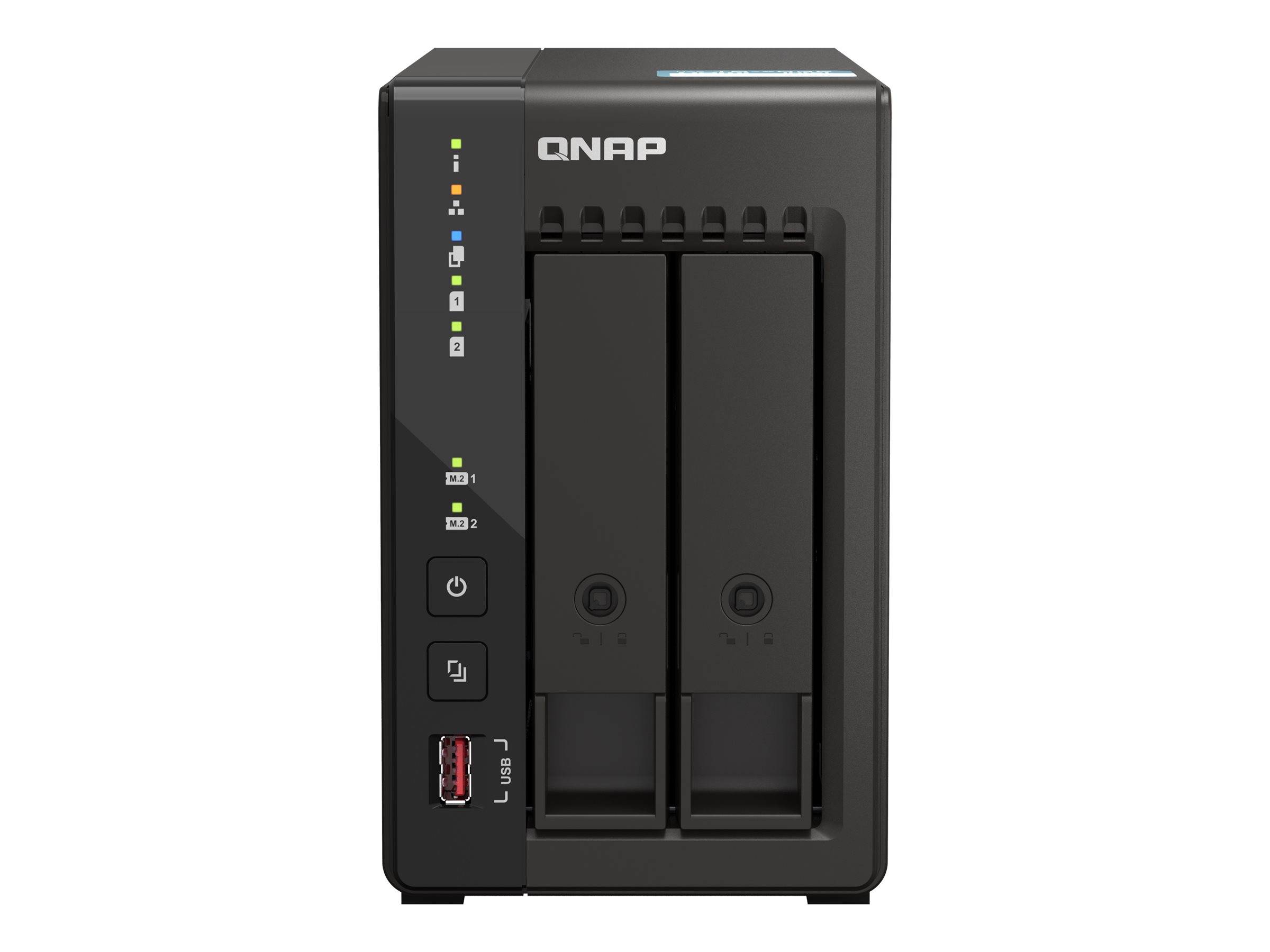 QNAP TS-253E NAS-Server 2 Schächte Intel Celeron J6412 2,6GHz SATA 6Gb/s