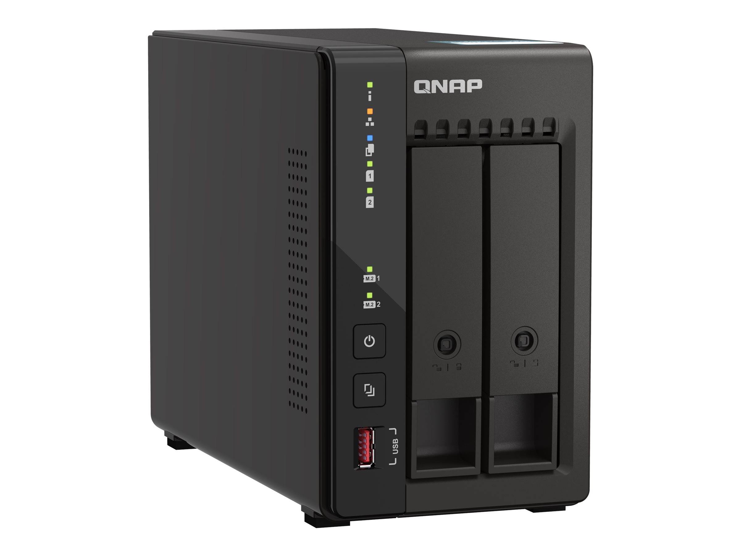 QNAP TS-253E NAS-Server 2 Schächte Intel Celeron J6412 2,6GHz SATA 6Gb/s