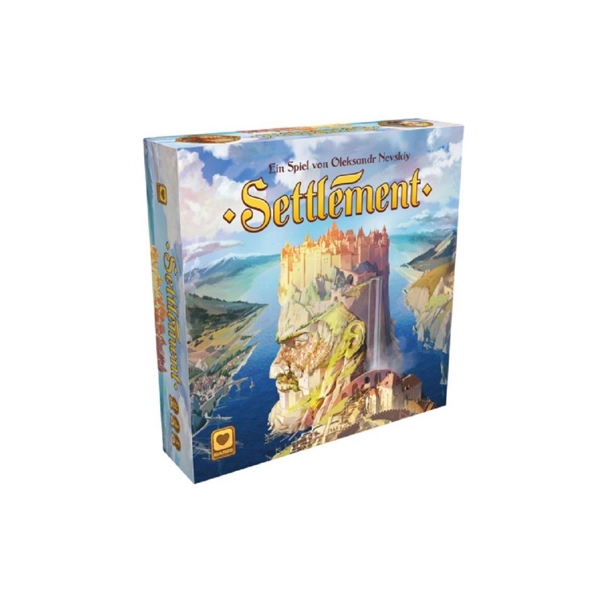 BLAD0014 - Settlement, Brettspiel, für 1-4 Spieler, ab 10 Jahren (DE-Ausgabe)
