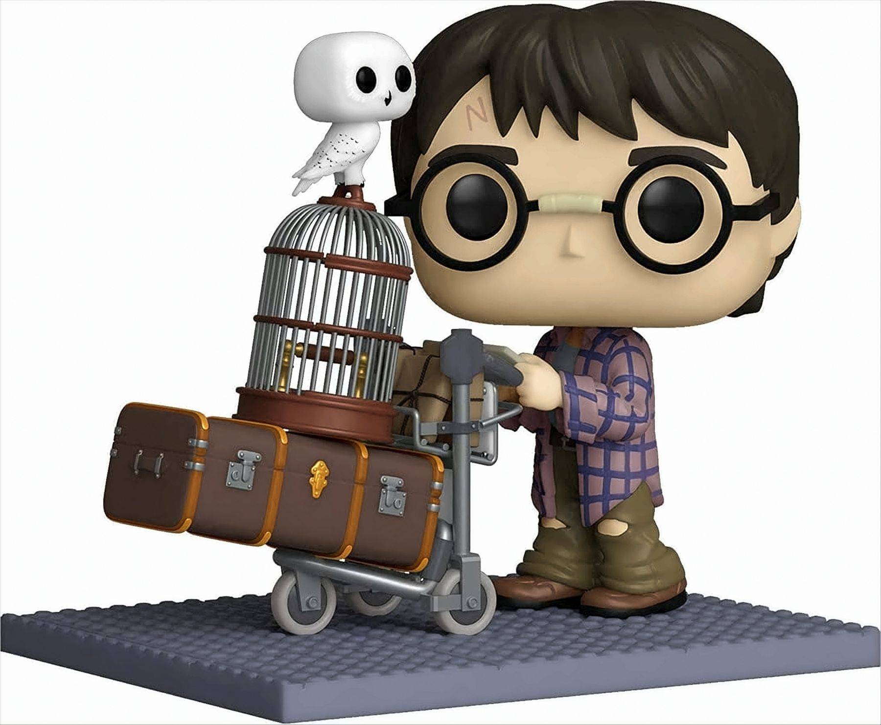 POP Deluxe -Harry Potter 20th Harry Pushing Trolly Neu & OVP