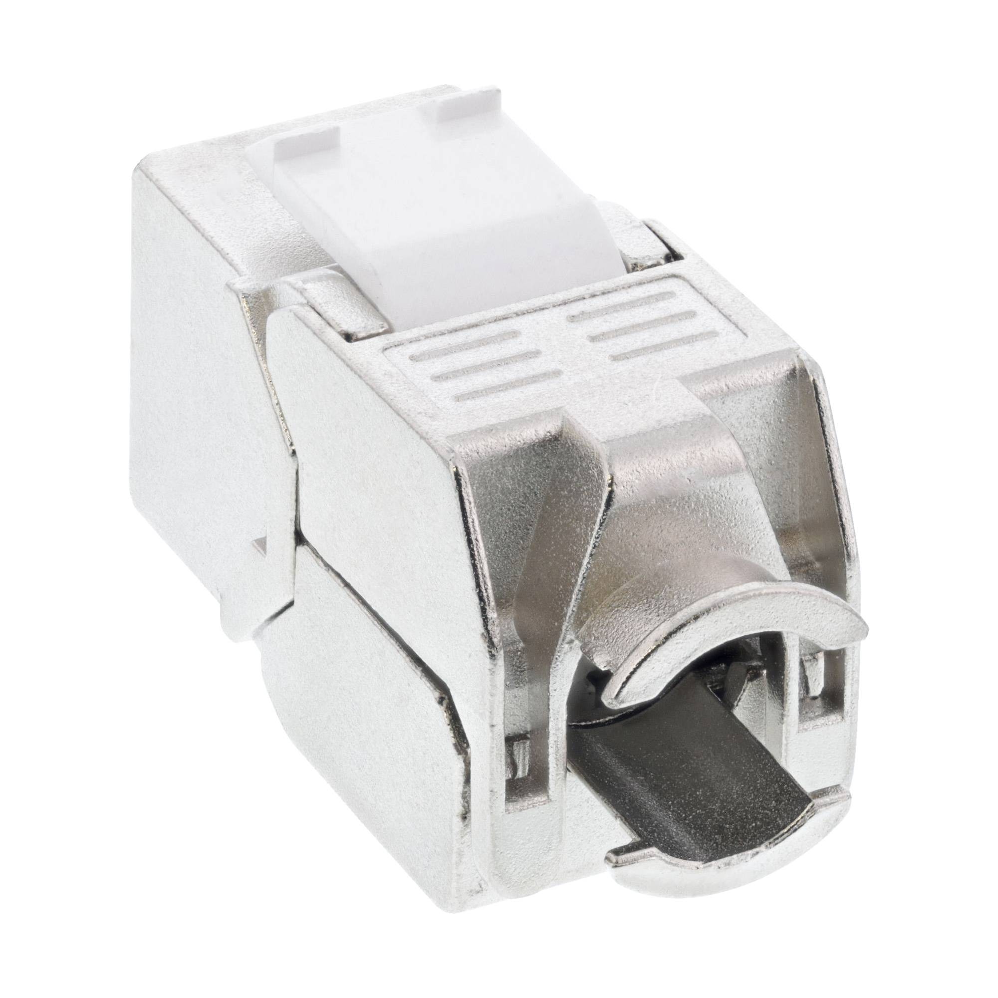 INLINE - Keystone RJ45 Buchse - SNAP-In - Cat.6a - mit Staubschutz rot