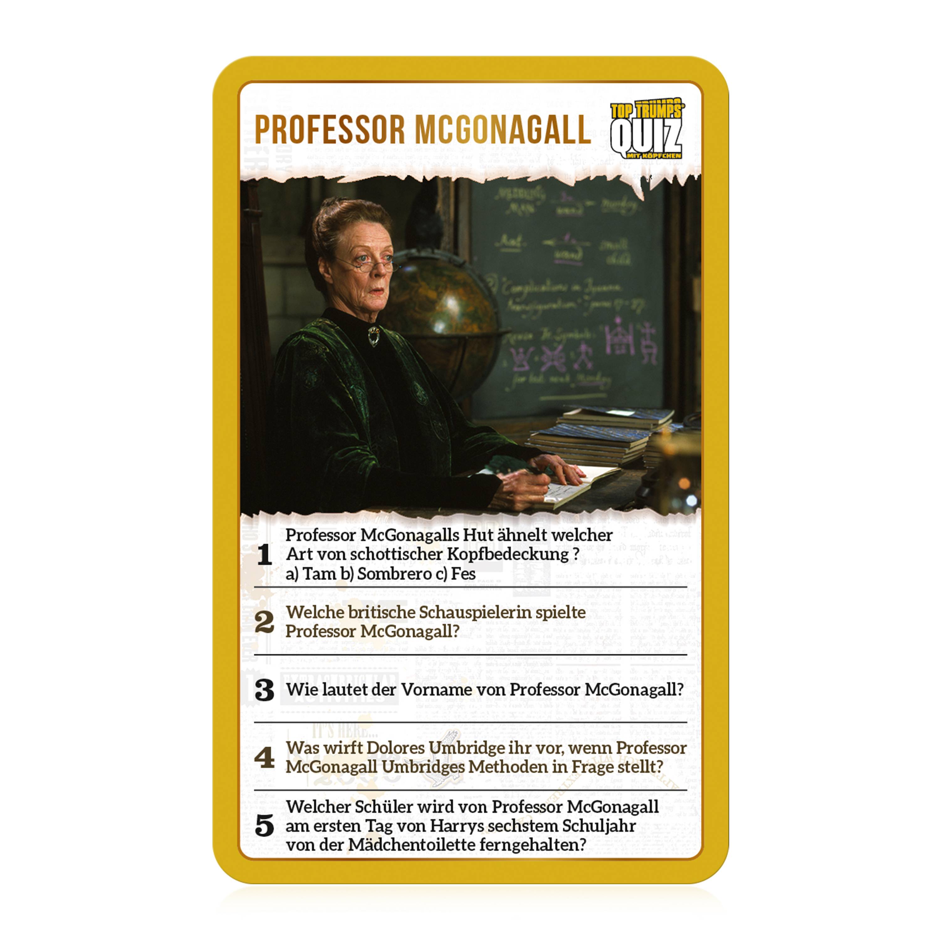 Top Trumps Quiz - Harry Potter Hogwarts Quizspiel Wissensspiel