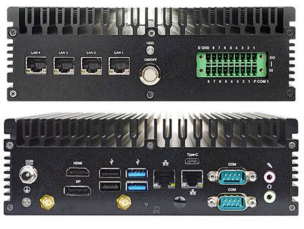 Jetway HBJC38AZ02-20LGB (Intel i5-1145G7E) [12-24V DC, 6x LAN]