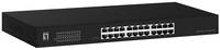 LevelOne Switch 24x GE GEU-2431 19" Rack Mount Kit - Unmanaged - Gigabit Ethern"