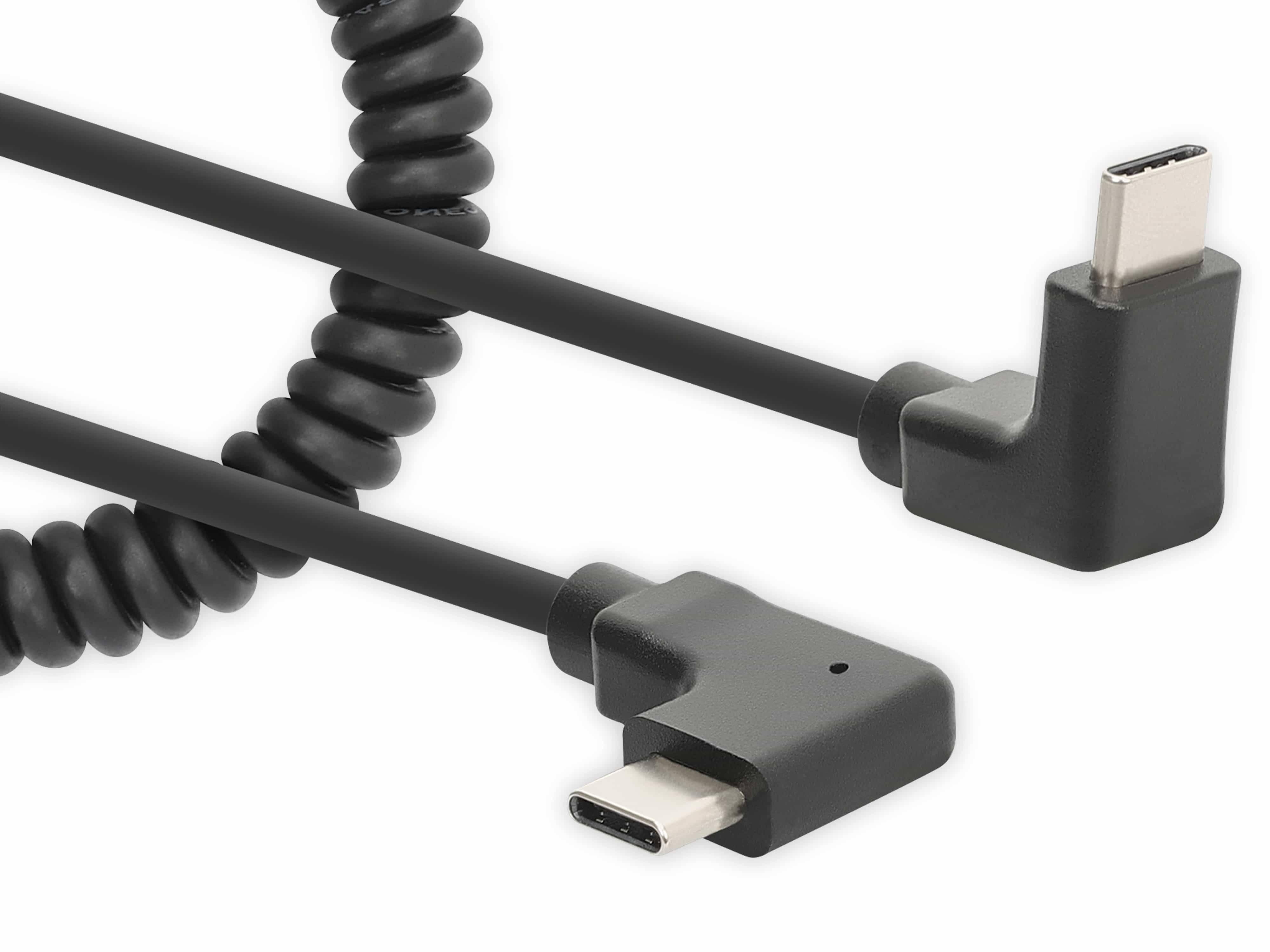 Manhattan USB-C to USB-C Cable, 1m, Male to Male, Black, 480 Mbps (USB 2.0) - Ta