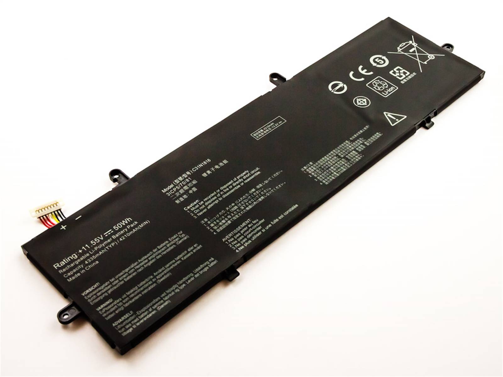 Akku kompatibel mit Asus ZenBook 14 UX433FQ-A5033R