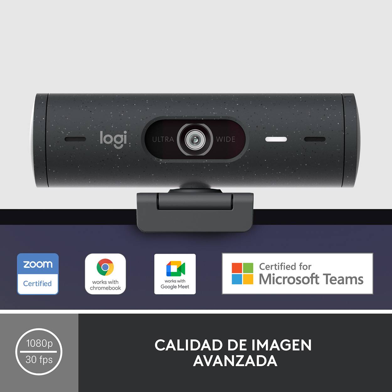 Logitech Brio 500-schwarz Webcam