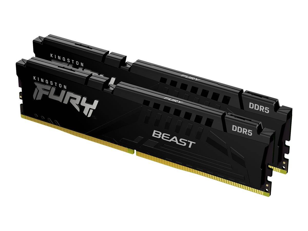 Kingston FURY Beast - DDR5 - Kit - 32 GB: 2 x 16 GB - DIMM 288-PIN - 5600 MHz /
