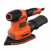 Black & Decker BEW200K - Multischleifer - Schwarz - Orange - Velcro - 12000 RPM