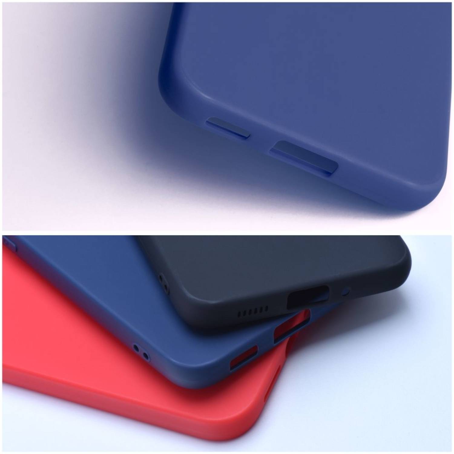 Jamcover Color Case III Dunkelblau für Samsung Galaxy A13, Galaxy A13 NE, Galaxy A13 4G - Schutzhülle, Backcover, Handyhülle