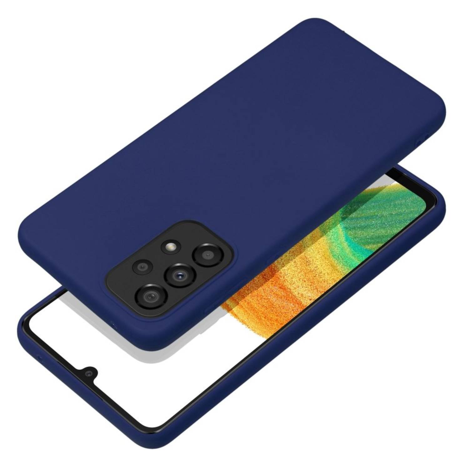 Jamcover Color Case III Dunkelblau für Samsung Galaxy A33 5G - Schutzhülle, Backcover, Handyhülle