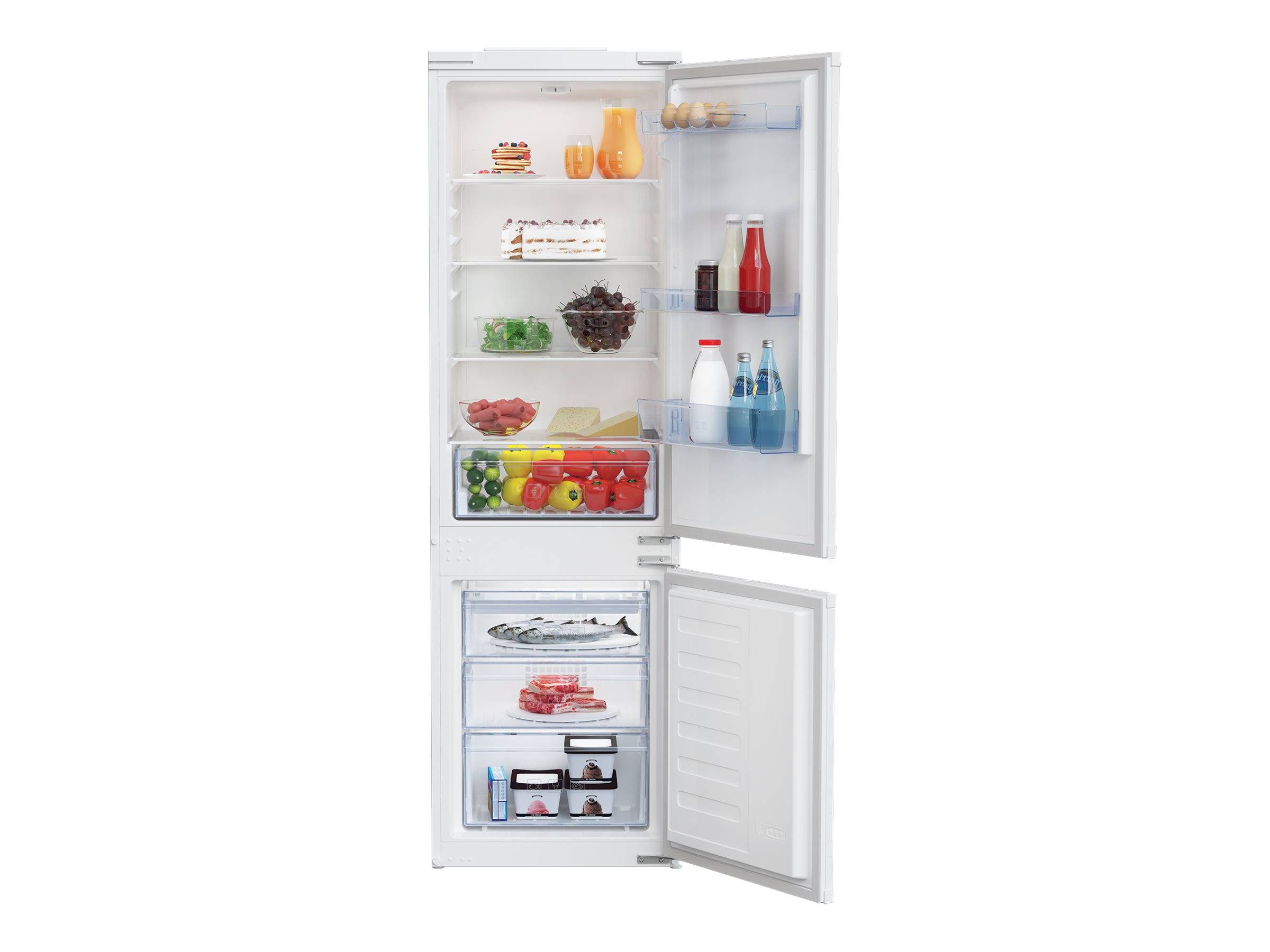 BEKO BCSA285K4SN - Kühl-/Gefrierschrank - Bottom-Freezer