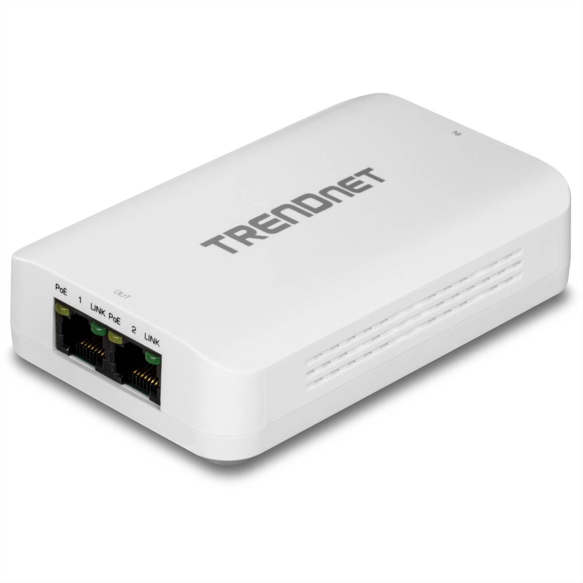 TRENDnet TPE-BE200 PoE++ Extender, 2-Port Gigabit