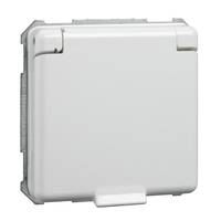 Schneider Electric Steckdose rw m.Klappdeckel 16A 225034