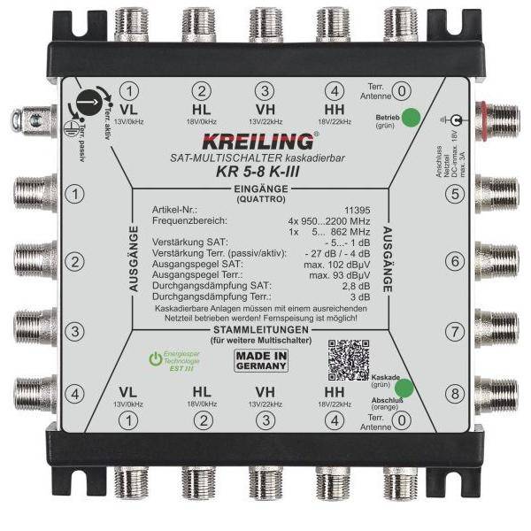 Kreiling Tech. Kaskaden-Multischalter KR 5-8 K-III