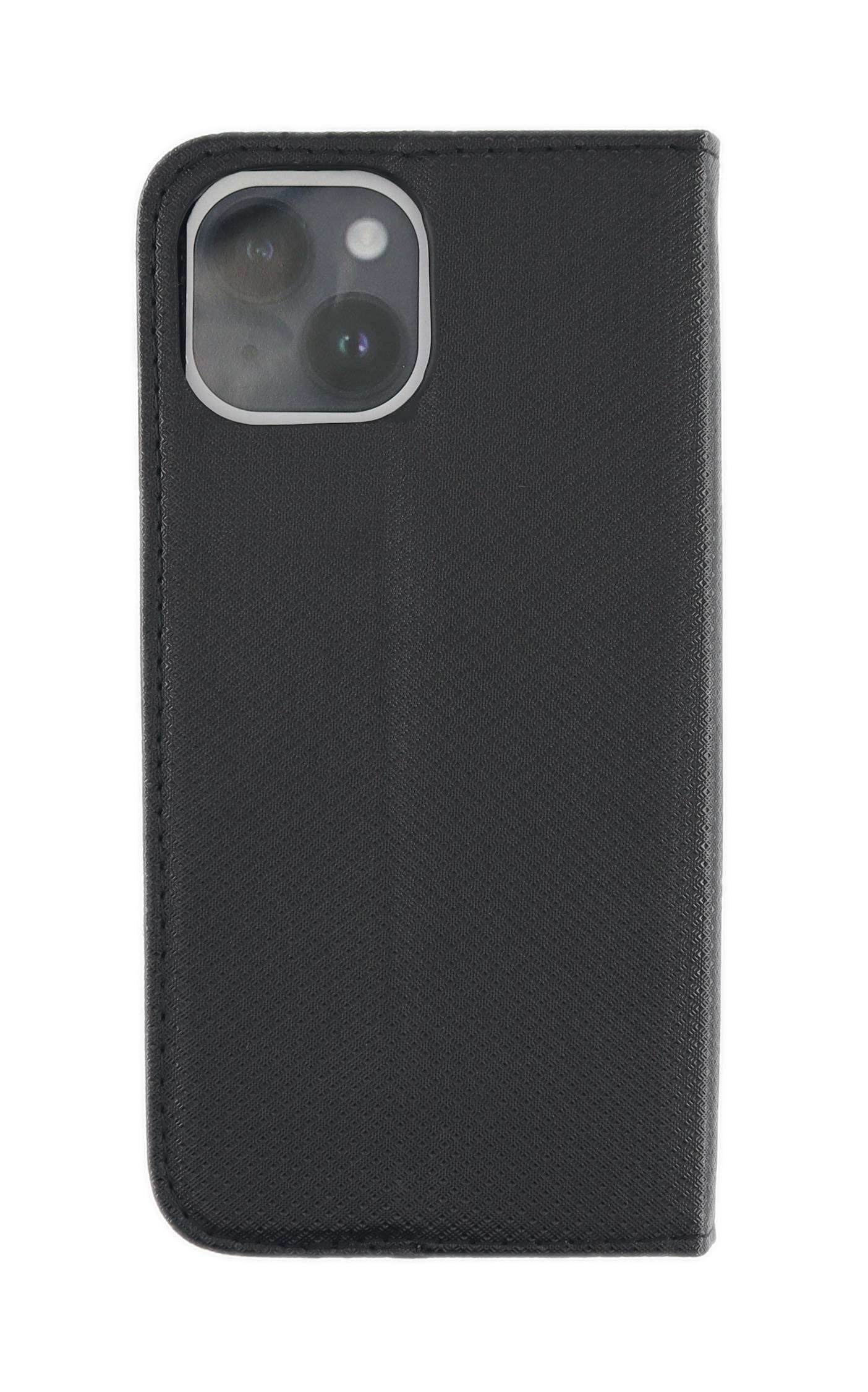 JAMCOVER Bookcase Texture für Apple iPhone 14 - Handytasche mit Kartenfach und Standfunktion