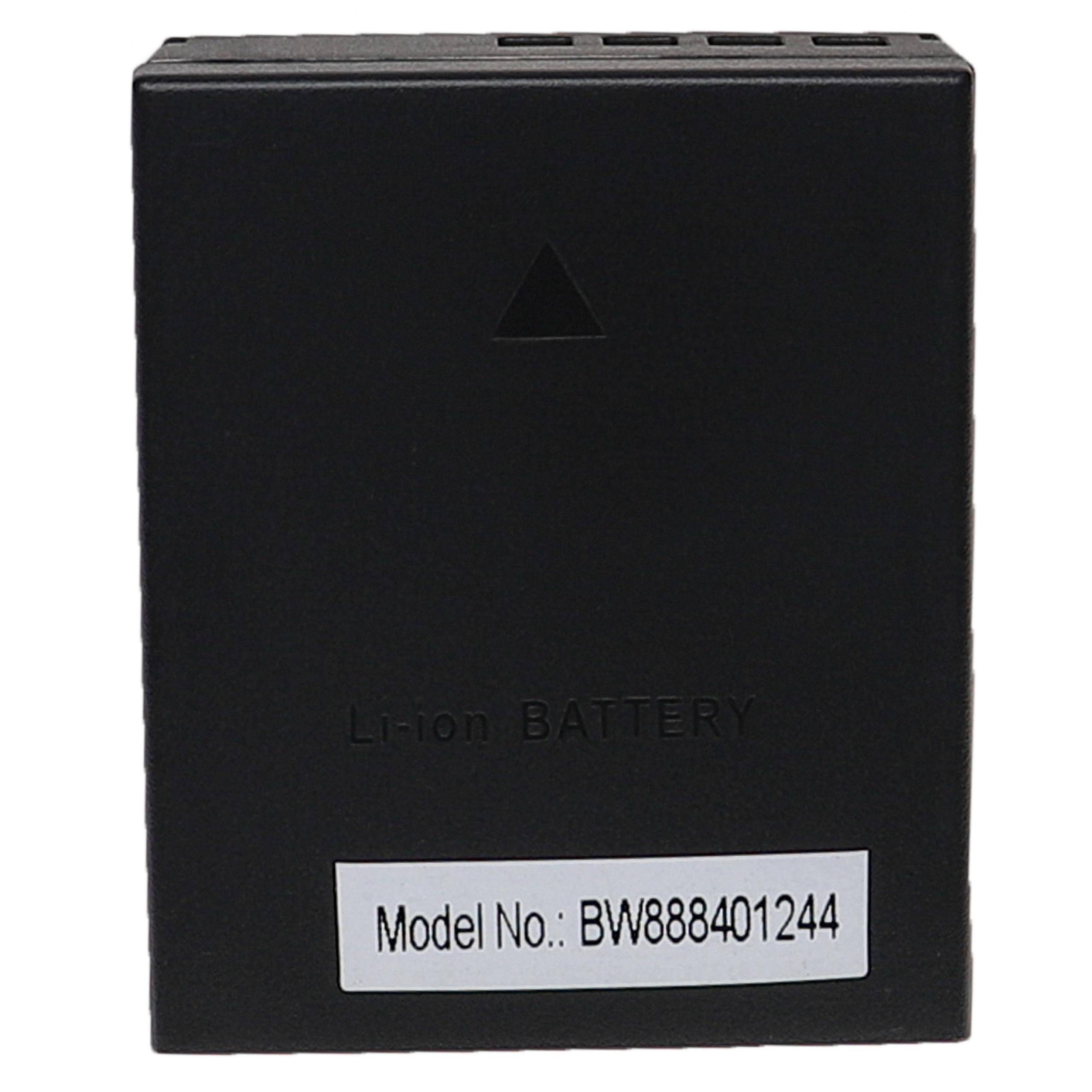 EXTENSILO 3x Akku kompatibel mit Olympus HLD-9 Kamera (2000 mAh, 7,4 V, Li-Ion)