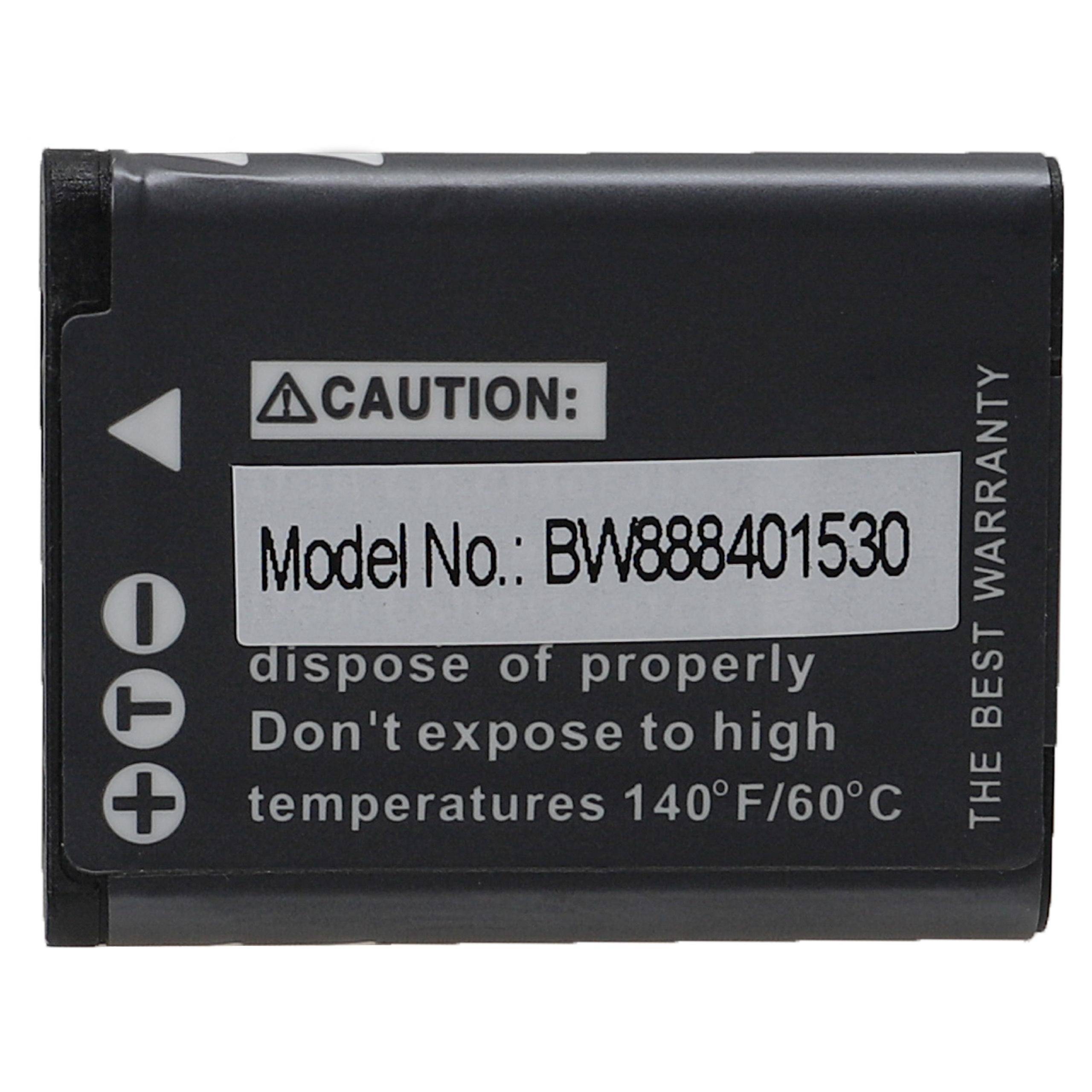 EXTENSILO 3x Akku Ersatz für Pentax D-Li88 | für Kamera (700 mAh, 3,7 V, Li-Ion)