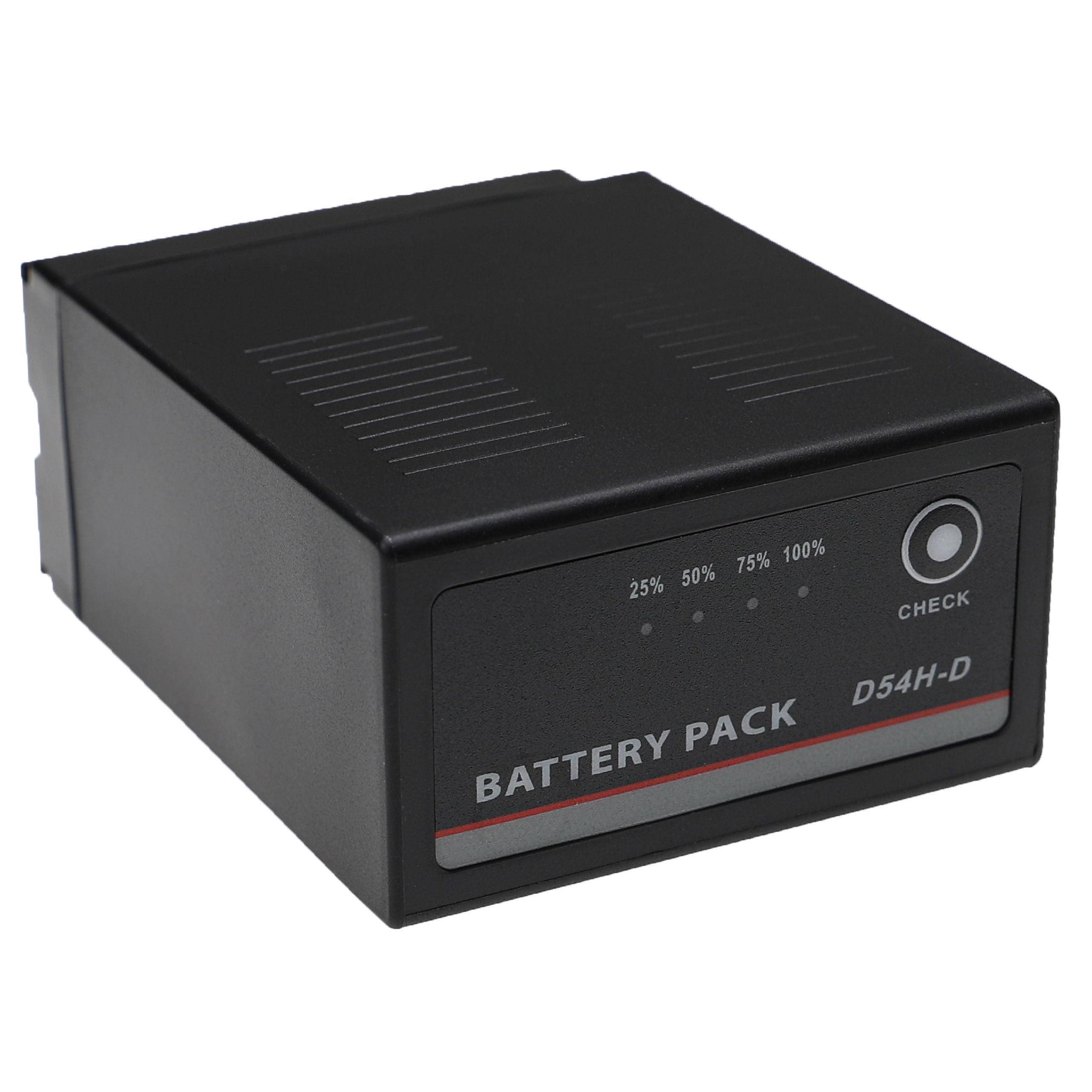 EXTENSILO 3x Akku kompatibel mit Panasonic NV-DS30EG, NV-DS30A, NV-DS33, NV-DS37, NV-DS35 Videokamera Camcorder (7800 mAh, 7,4 V, Li-Ion)