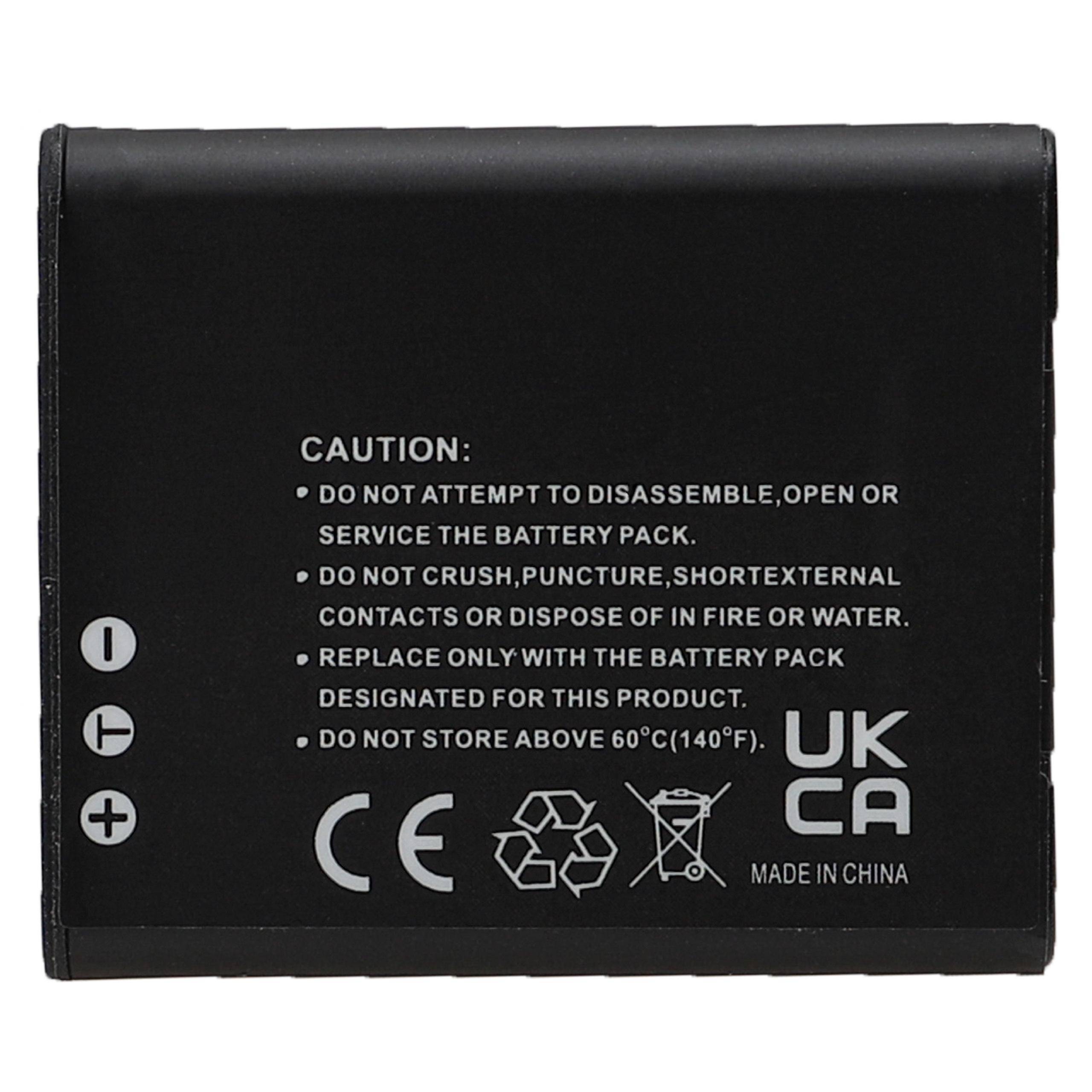 EXTENSILO 3x Akku kompatibel mit Olympus VH-510, VH-410, VH-520, VH-5 Kamera (770 mAh, 3,7 V, Li-Ion)