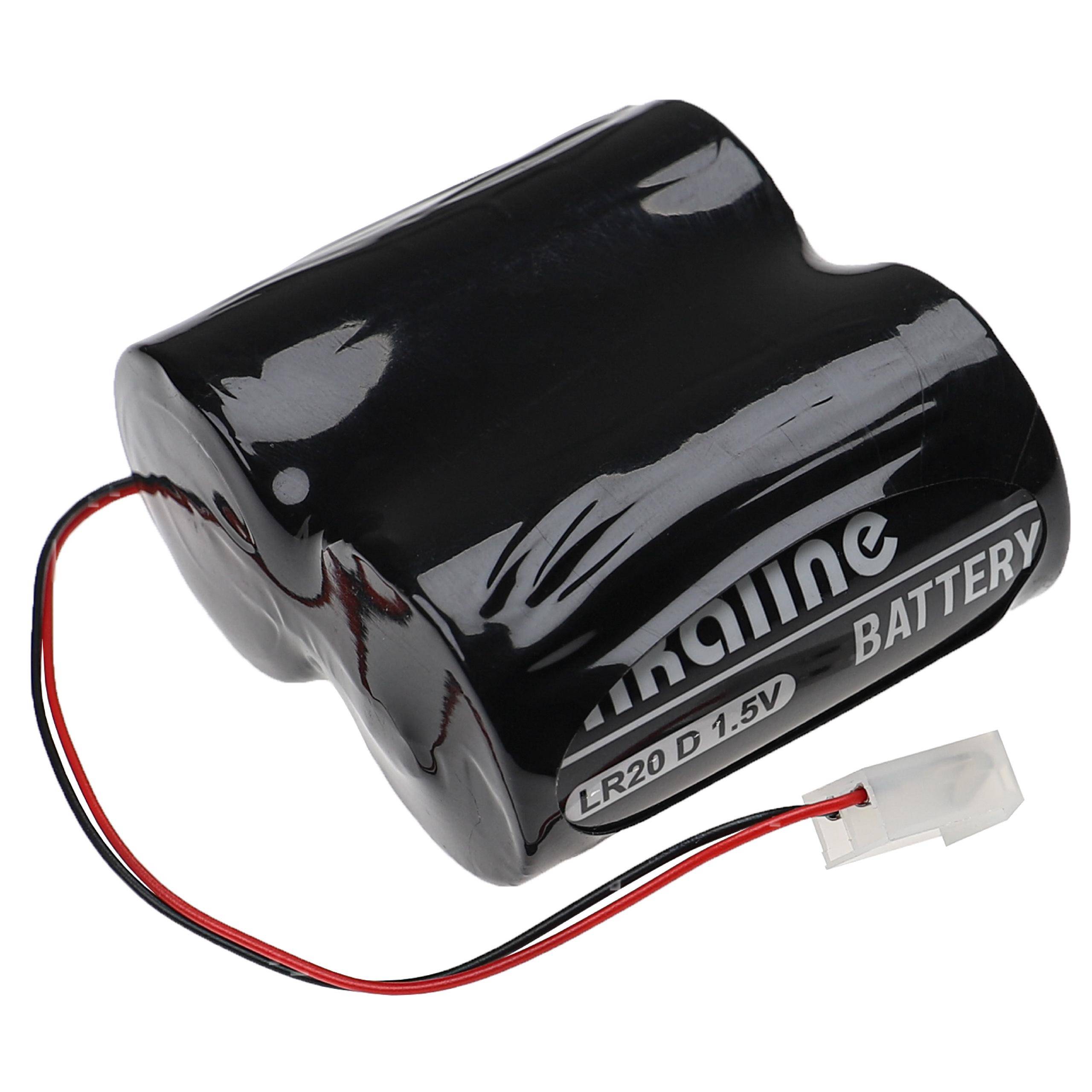 vhbw 2x Batterie Ersatz für ABUS FU2986 für Alarmanlage, Alarmsystem, Funk-Außensirenen (15 Ah, 3 V, Alkali-Mangan)