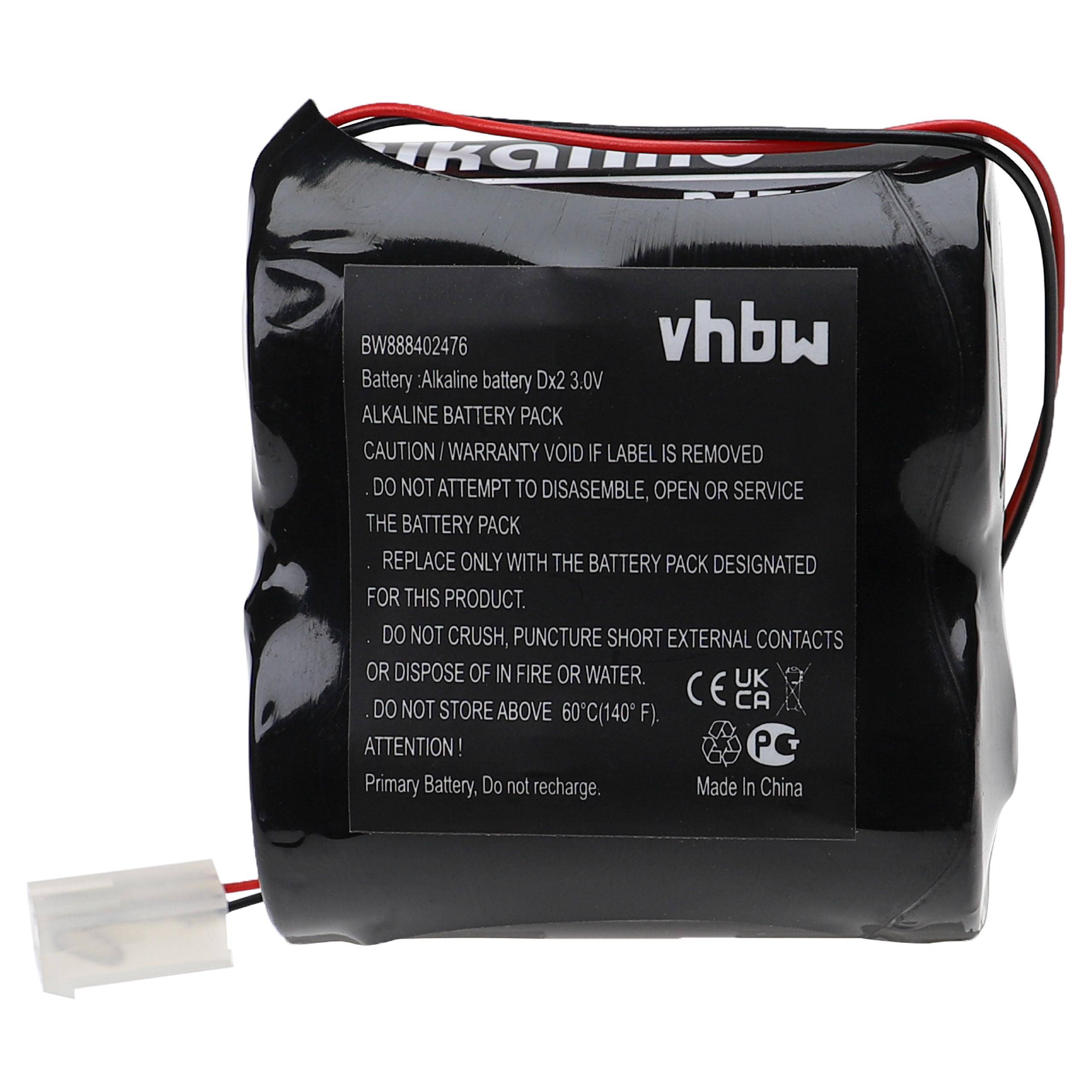 vhbw 2x Batterie Ersatz für VARTA 760AB für Alarmanlage, Alarmsystem, Funk-Außensirenen (15 Ah, 3 V, Alkali-Mangan)