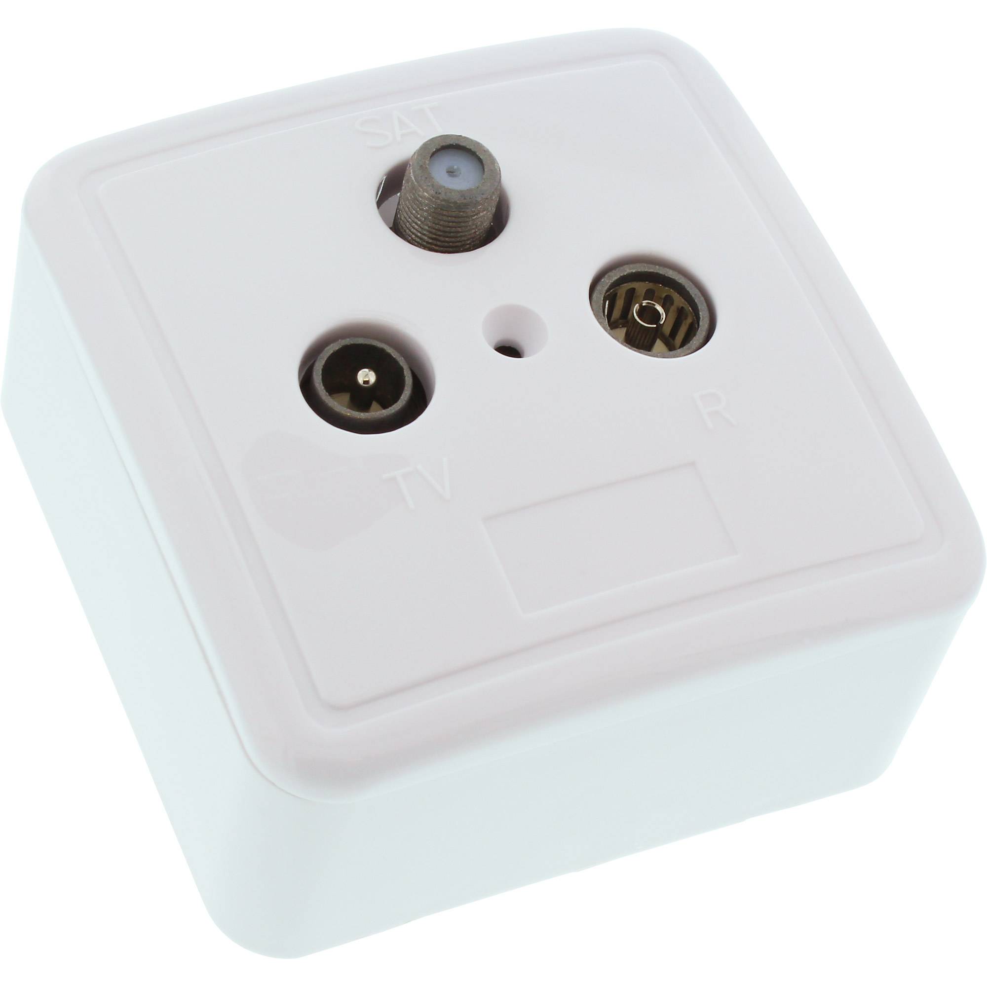 INLINE - Antennensteckdose + SAT - geschirmt - AP/UP - Set