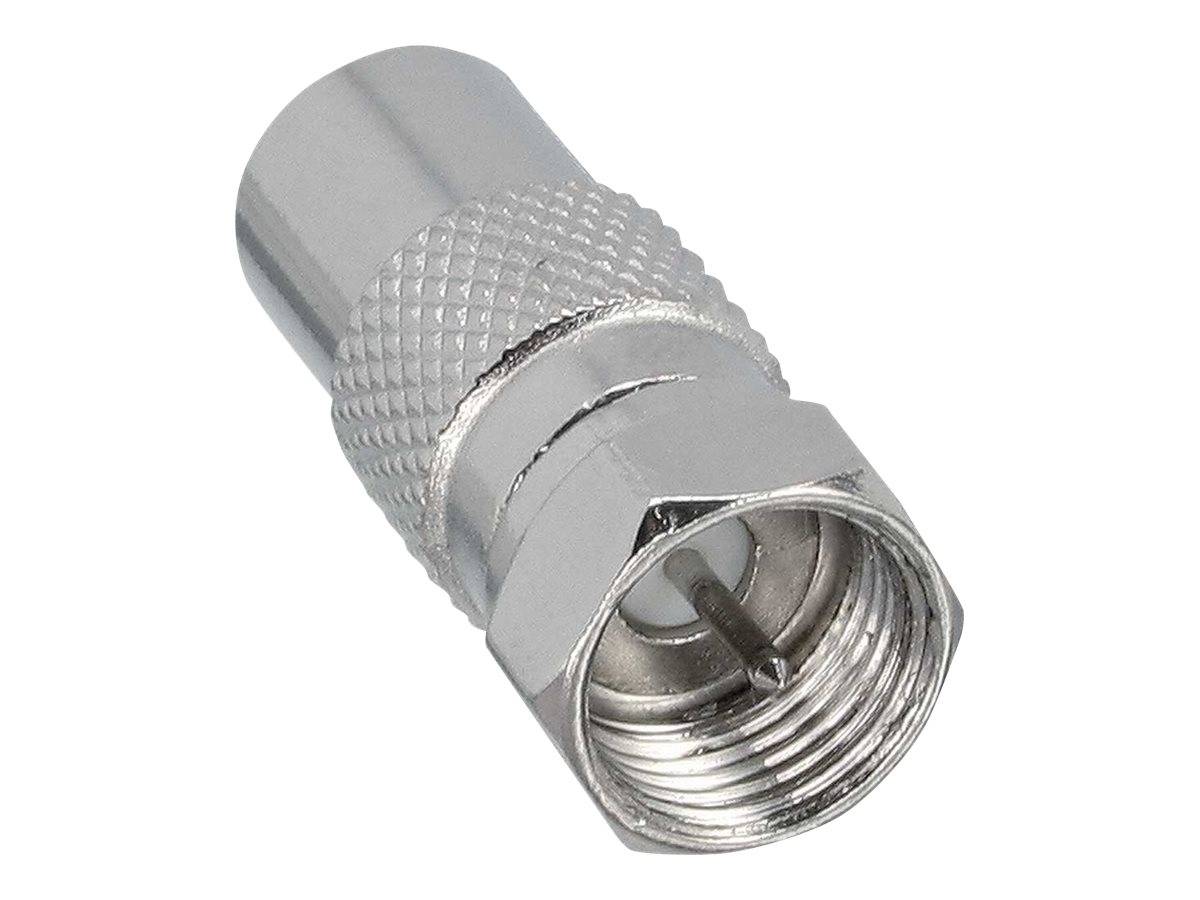 INLINE - Adapter F-Stecker (SAT) auf IEC-Stecker (Antenne)