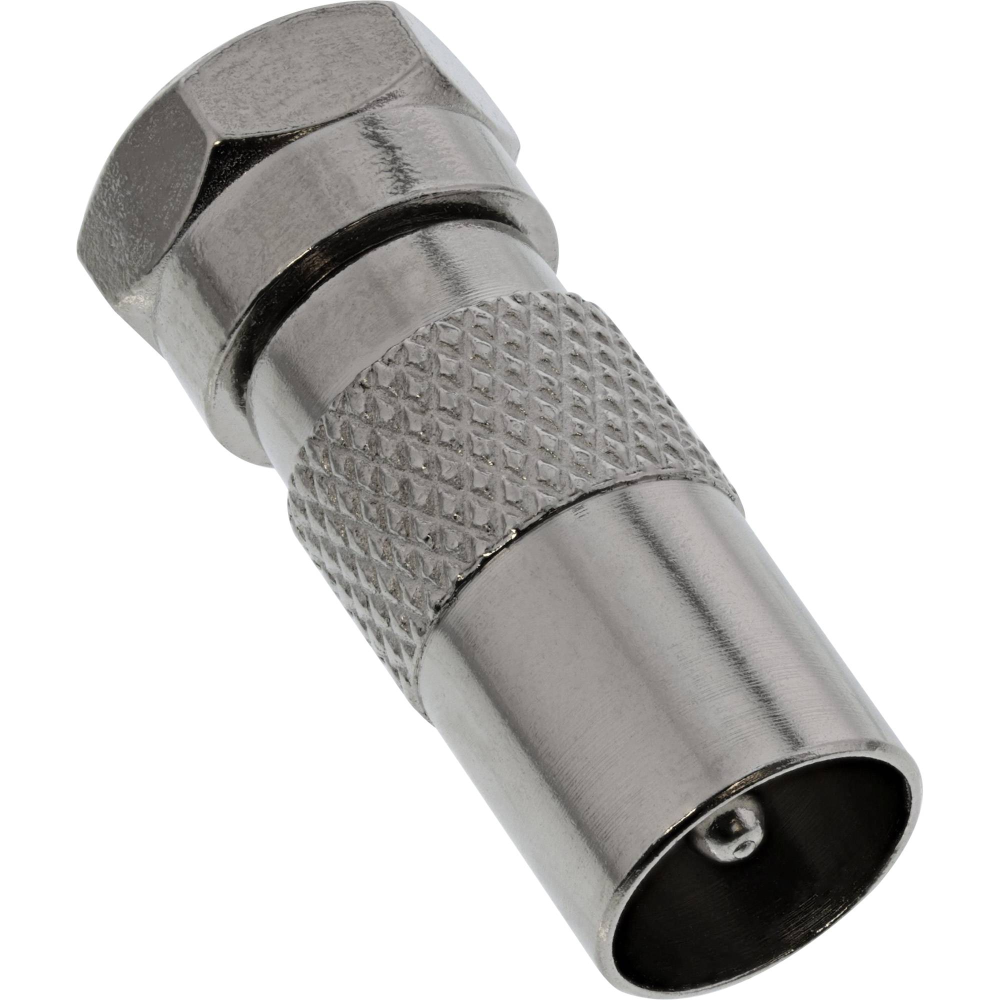 INLINE - Adapter F-Stecker (SAT) auf IEC-Stecker (Antenne)