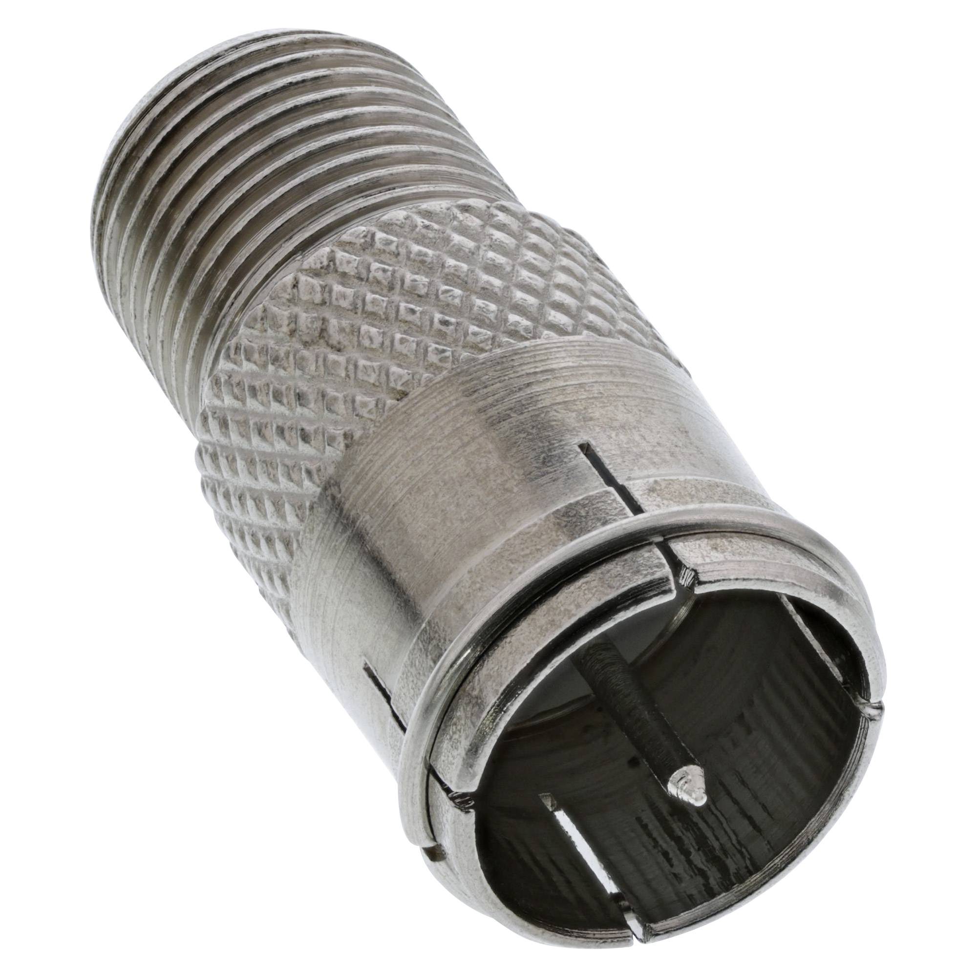 INLINE - Adapter F-Quick-Stecker (SAT) auf F-Buchse (SAT)