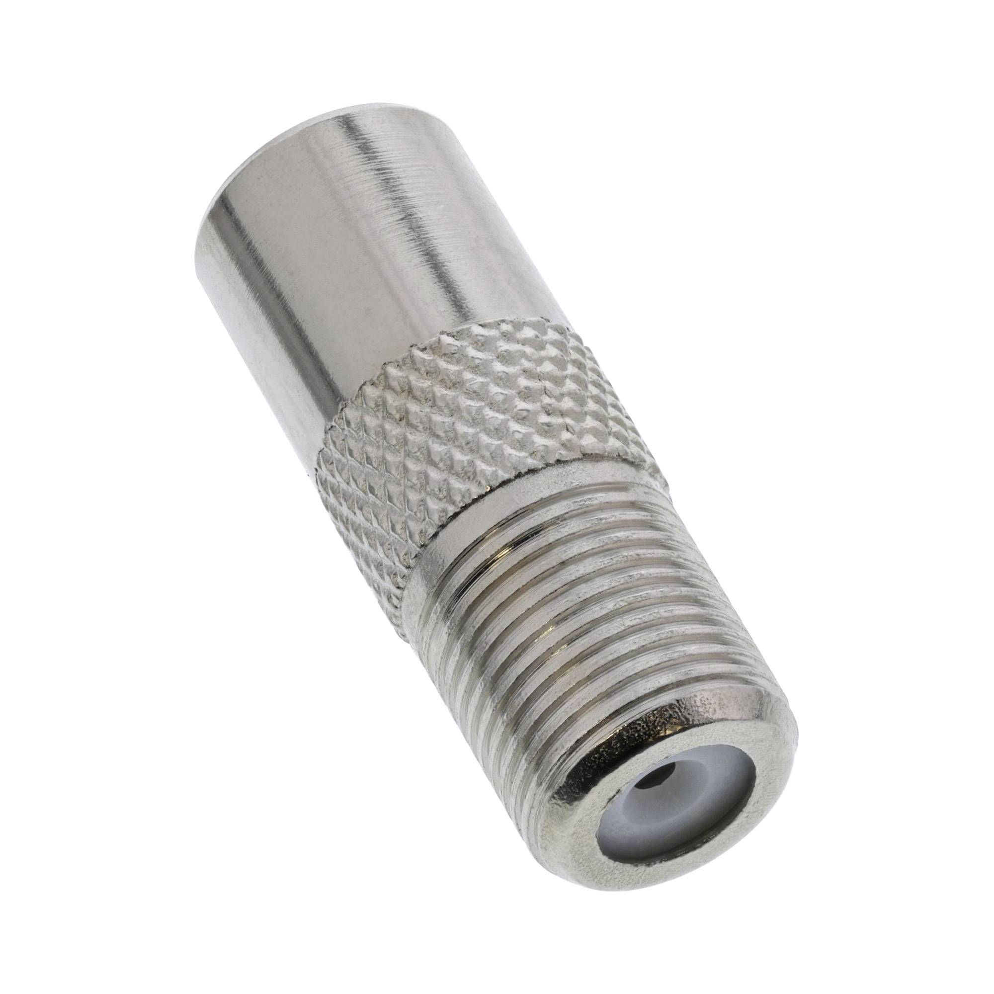 INLINE - Koaxial Adapter - IEC- Stecker (Antenne) auf F-Buchse