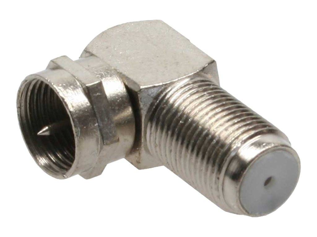 INLINE - F-Winkeladapter - F-Stecker / F-Buchse - Metall