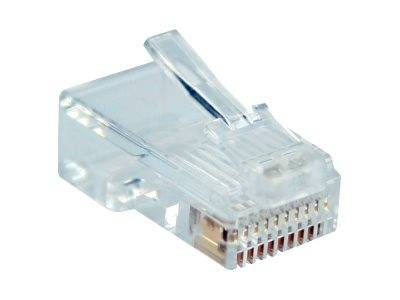 INLINE - Modularstecker - 10P10C zum Crimpen (Westernstecker) auf Flachkabel - 10er