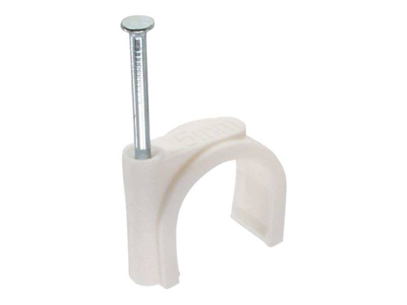 INLINE - Kabelschelle 20mm rund - weiß - 50 Stück