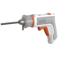 Black & Decker BCRTA01, Elektrischer Schraubendreher, Pistolengriff, 1/4"", Grau, Orange, Weiß, 180 RPM, 5,5 Nm