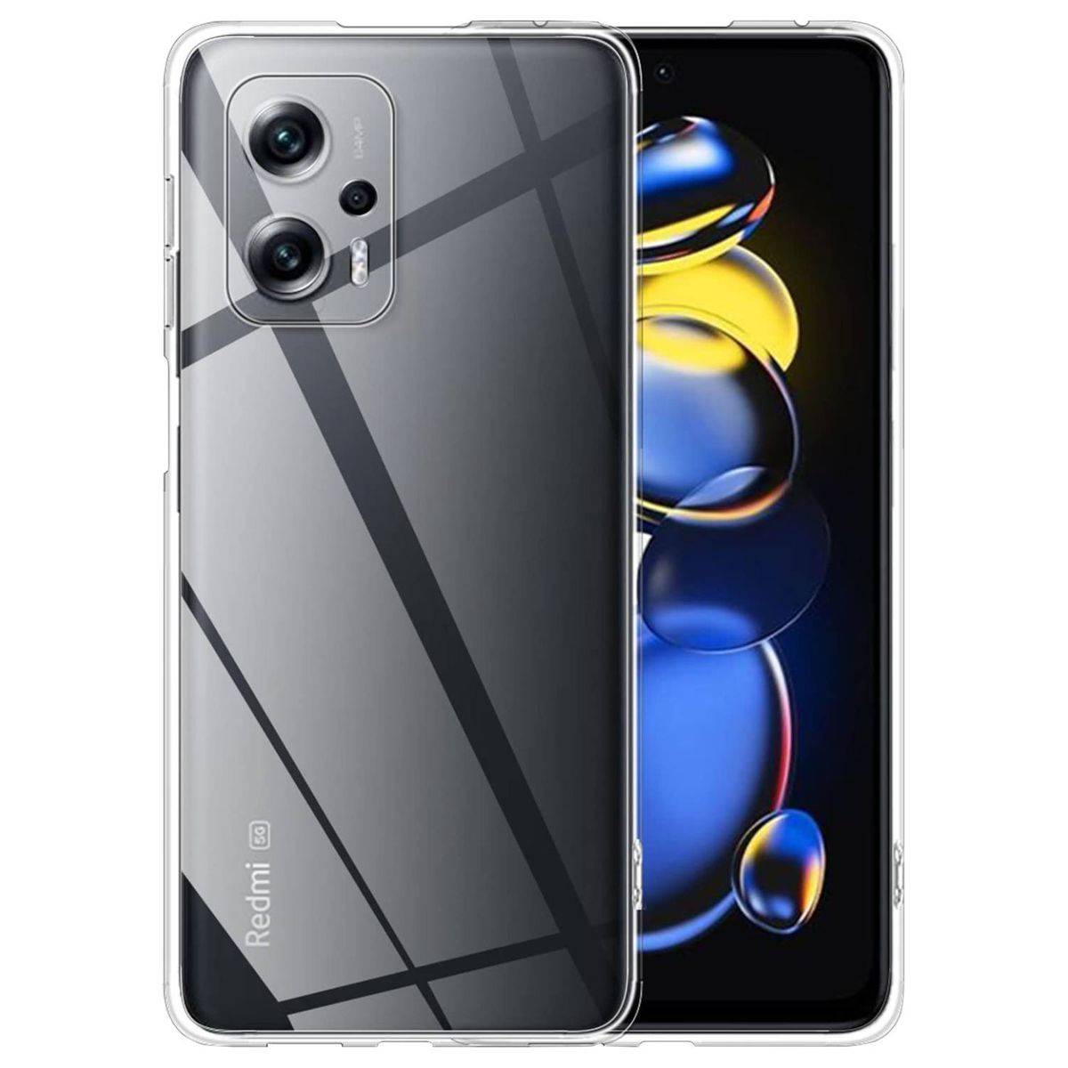 Für Xiaomi Poco X4 GT 5G Silikoncase TPU Schutz Transparent Handy Tasche Hülle Cover Etuis