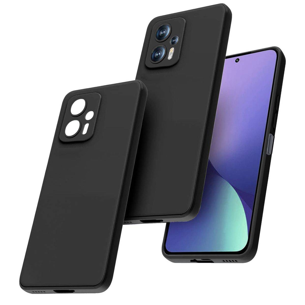 Für Xiaomi Poco X4 GT 5G Silikoncase TPU Schutz Schwarz Handy Tasche Hülle Cover Etuis